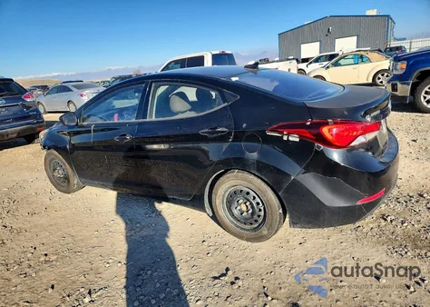 2016 Hyundai Elantra Se from USA, damaged, VIN 5NPDH4AE4GH726176